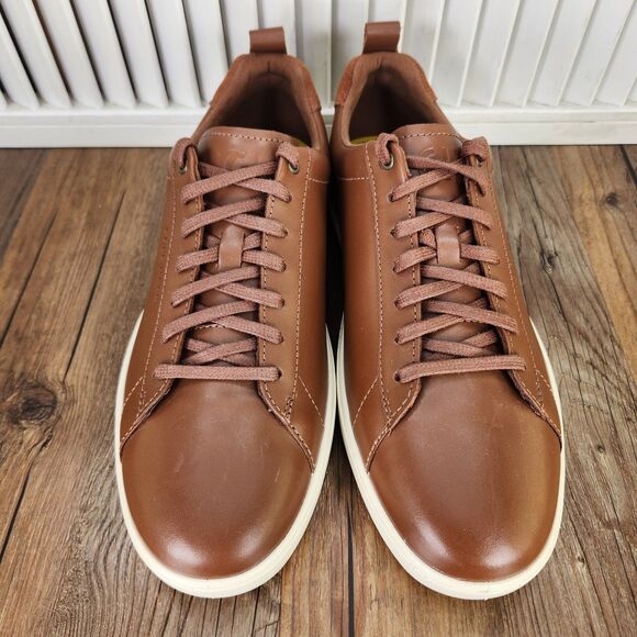 Cole Haan Grand Plus Crosscourt Mens Sz 8 M British Tan Leather Shoes Low C36924 - Picture 8 of 9